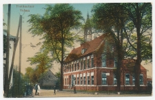 Prentbriefkaart Postkantoor Velsen