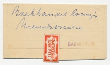 Telegram Hilversum - Barneveld 1959