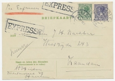 Em. Veth Briefkaart  Expresse Haarlem - Zaandam 1930
