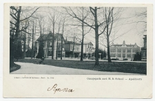 Prentbriefkaart Apeldoorn - Oranjepark 1905