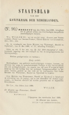 Staatsblad 1888 - Invoering bedrukte briefomslagen