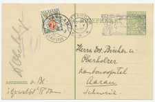 Briefkaart Rotterdam - Zwitserland 1935 - Beport