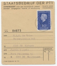 Em. Juliana Adreskaart Maastricht - Nijmegen 1978