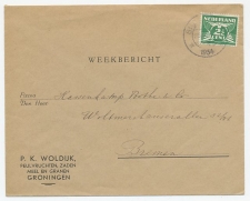 Em. Duif  Weekbericht Groningen - Duitsland 1934