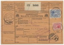 Em. Veth Pakketkaart Enschede - Denemarken 1926