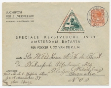 VH B 90 b Den Haag - Palembang Ned. Indie 1933