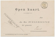 Kleinrondstempel  Baflo 1889