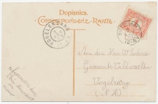 Kleinrondstempel Biezelinge 1908