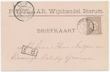 Kleinrondstempel Bierum 1899