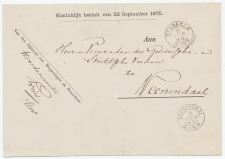 Kleinrondstempel Bennekom 1885