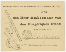Kleinrondstempel Deutichem 1886