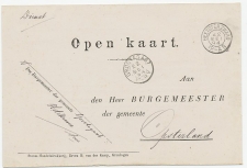Kleinrondstempel  Grootegast 1894