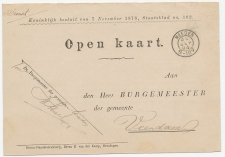 Kleinrondstempel  Meeden 1894