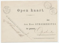 Kleinrondstempel  Marum 1889