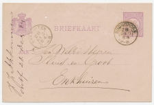 Kleinrondstempel  Noordhorn 1884
