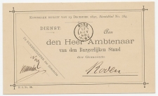 Kleinrondstempel  Norg 1896