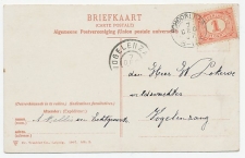 Kleinrondstempel  Schoorldam 1907