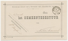 Kleinrondstempel  Wervershoof 1894
