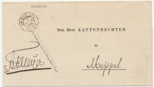 Kleinrondstempel  De Wijk  (Dr:) 1896