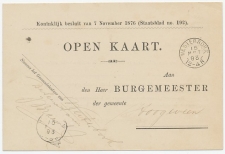 Kleinrondstempel  Westerbork 1893
