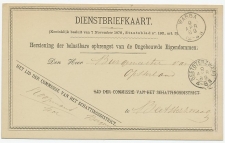 Kleinrondstempel  Warga 1889