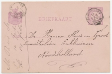 Kleinrondstempel  Zevenhuizen 1889