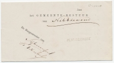 Naamstempel Benningbroek - Wognum 1882