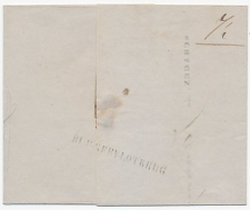 Naamstempel Burgervlotbrug 1860