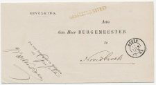 Naamstempel Gasselter - Nyveen 1875