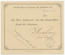 Naamstempel Haastrecht 1881