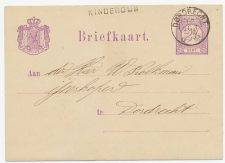 Naamstempel Kinderdijk 1879