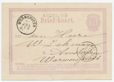 Naamstempel Krommenie 1872