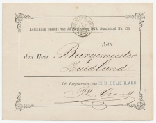 Naamstempel Oud - Beijerland 1879