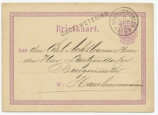 Naamstempel Oude - Wetering 1877