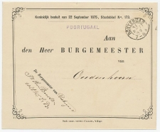 Naamstempel Poortugaal 1882