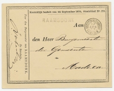 Naamstempel Raamsdonk 1877