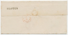 Naamstempel Sloten 1859