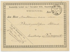 Naamstempel Woudenberg 1878