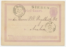 Dieren ( distributiestempel ) - Arnhem 1871