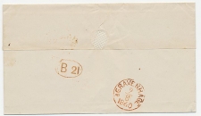 s Gravenhage 1860 - Bestellerstempel B 21