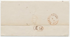 s Gravenhage 1863 - Bestellerstempel  E 16