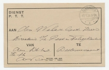 Dienst PTT Slagharen - Dedemsvaart 1925 - Postzegels