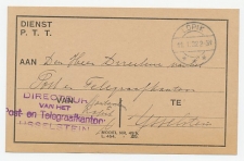 Dienst PTT Lopik - IJsselstein 1932 - Bestelling