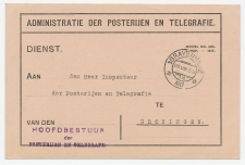 Dienst Posterijen Den Haag - Groningen 1917 - Aansluiting 