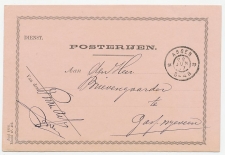 Dienst Posterijen Assen - Gaselternijveen 1897 -  Postbladen