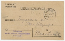 Dienst PTT Venraij - Maastricht 1926 - Watersnood kiekjes