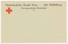 Rode Kruis Correspondentie kaart WOII - Middelburg