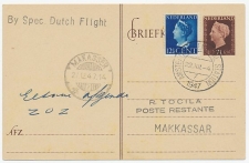 VH B 180 Amsterdam - Makkassar Ned Indie / Celebes 1947