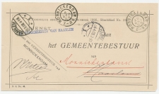 Dienst Haarlem Monnickendam 1908 v.v.