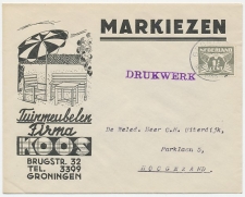 Firma envelop Groningen 1938 - Tuinmeubelen